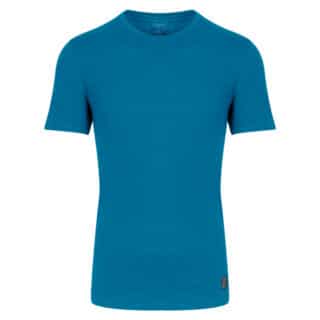 Men Essential T-Shirt Πετρόλ Round Neck (Modern Fit) 100% Cotton 3