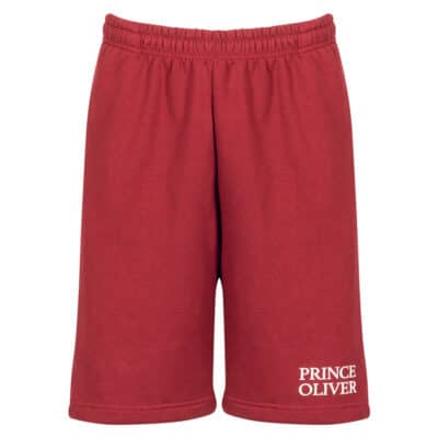 Plus Size Collection Αθλητική Βερμούδα Κόκκινη Μόνο Μεγάλα Μεγέθη