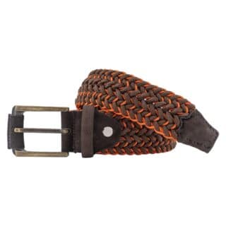 Accessories Brown / Orange Knitted Belt