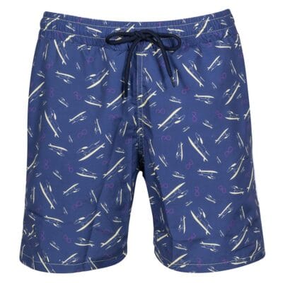 Prince Oliver Blue Swimsuit with Dogs
