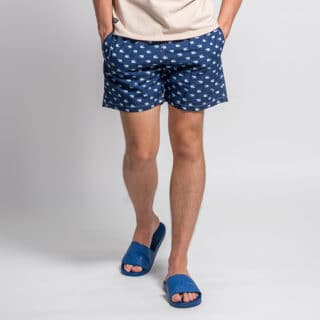 Beachwear Collection Prince Oliver Μαγιό Μπλε με Ελεφαντάκια Limited Edition