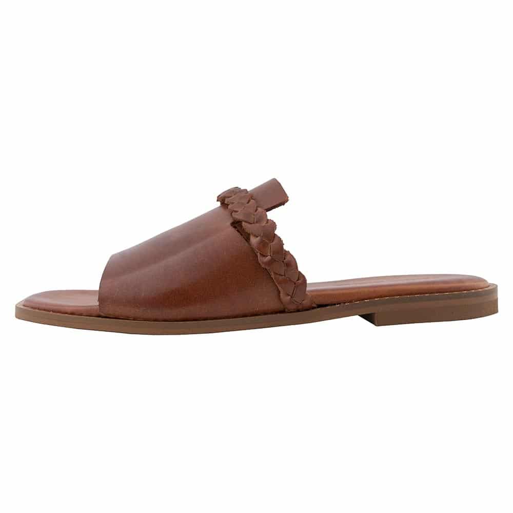 Prince Oliver Δερμάτινα Σανδάλια Καφέ Outlet