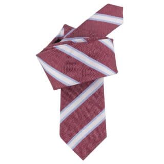 Accessories Prince Oliver Red Striped Tie (Width 7 cm)
