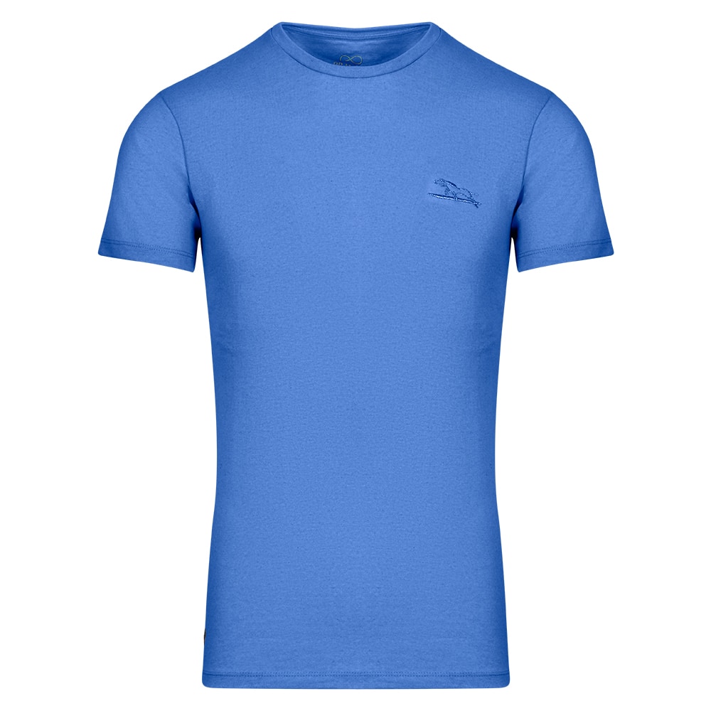 Men Prince Oliver T-Shirt Eco Μπλε Round Neck (Modern Fit) 7