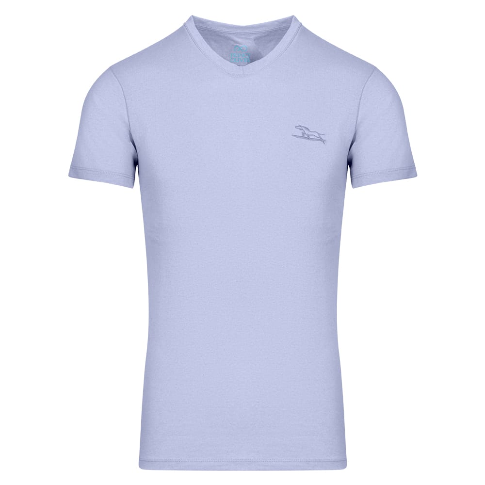 Men Prince Oliver T-Shirt Eco Γκρι V-Neck (Modern Fit) 7