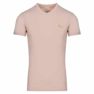 Men Prince Oliver T-Shirt Eco Μπεζ V-Neck (Modern Fit) 3