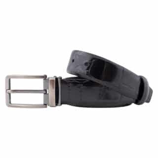 Accessories Prince Oliver Black Formal Style Belt100% Leather