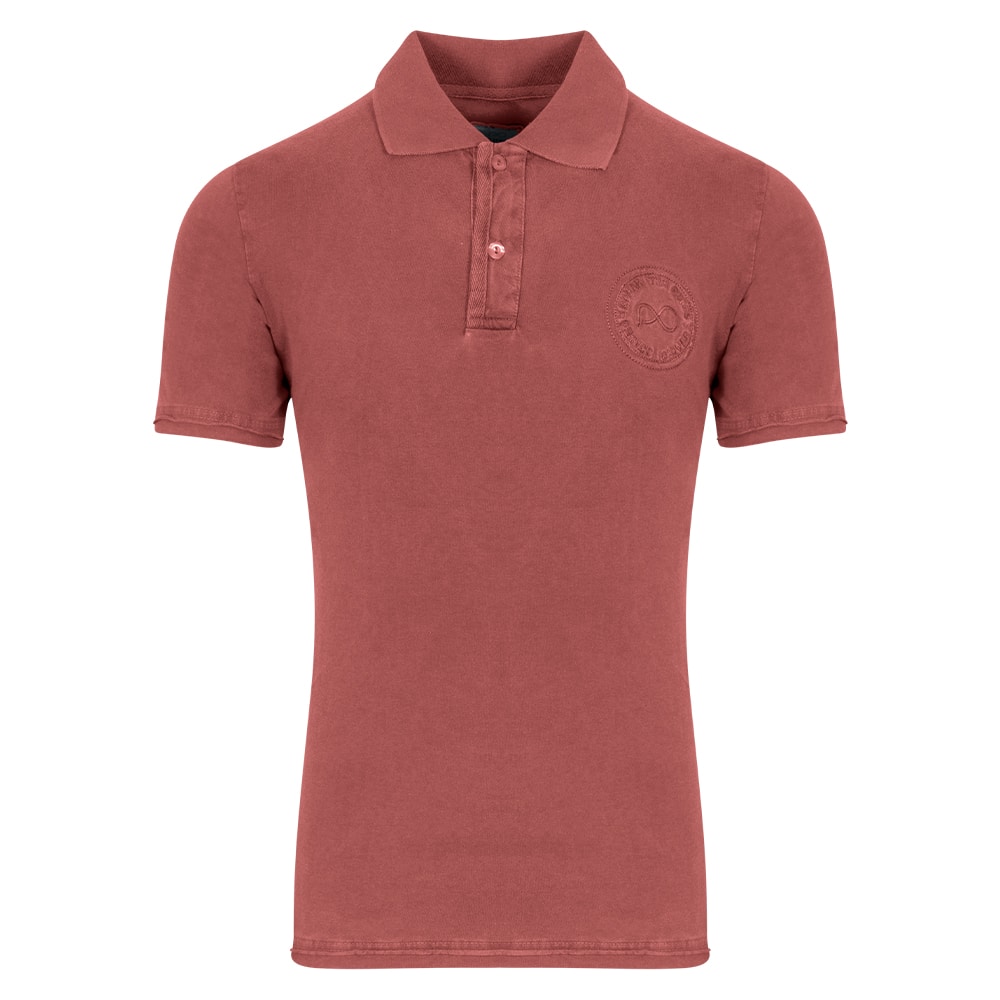 Men > Ένδυση > Polo Men Prince Oliver Polo Pique Μπορντώ 100% Cotton (Modern Fit) NEW COLLECTION