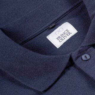Men Plus Size Collection Polo Pique Μπλε 100% Cotton (Comfort Fit) Μόνο Μεγάλα Μέγεθη 3