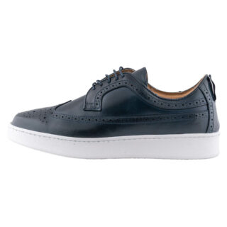 Casual Μπλε Brogue Comfortable Sneakers 7