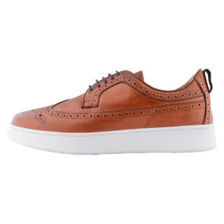 Casual Καφέ Brogue Comfortable Sneakers
