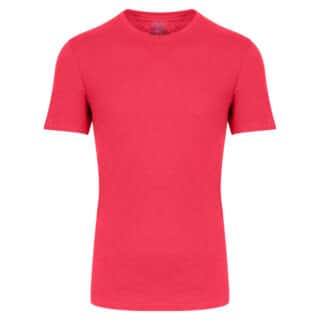 Men Essential T-Shirt Κοραλί Round Neck (Modern Fit) 100% Cotton 3