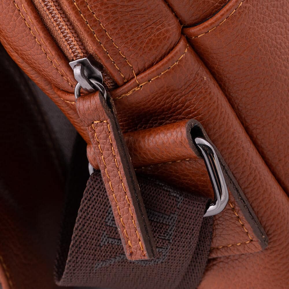 OLIVER & OBERT Men's Leather Sling Bag Good Quality