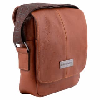 Men Prince Oliver Ανδρική Τσάντα Ταχυδρόμου Δερμάτινη Καφέ Ανοιχτό “Original Leather” 10