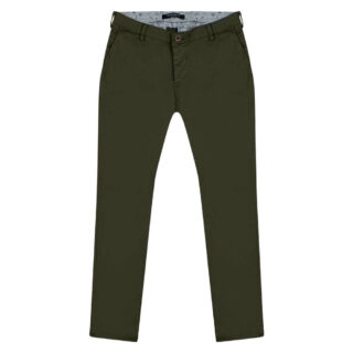 Clothing Prince Oliver Green Premium Winter Chinos (Modern Fit) 2