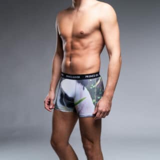 Accessories Green Cotton Stretch Boxer with Panda WILD LIFE COLLECTION