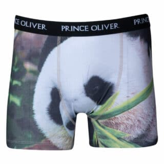 Men Boxer Πράσινο με Panda Cotton Stretch WILD LIFE COLLECTION 3