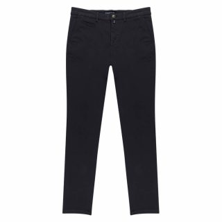 Clothing Prince Oliver Black Winter Chino 100% Cotton (Modern Fit)