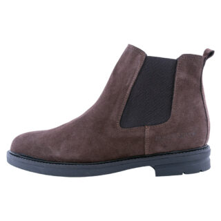 Casual Brown Suede Chelsea Ankle Boots