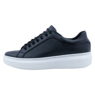 Casual Prince Oliver Black Sneakers 100% Leather