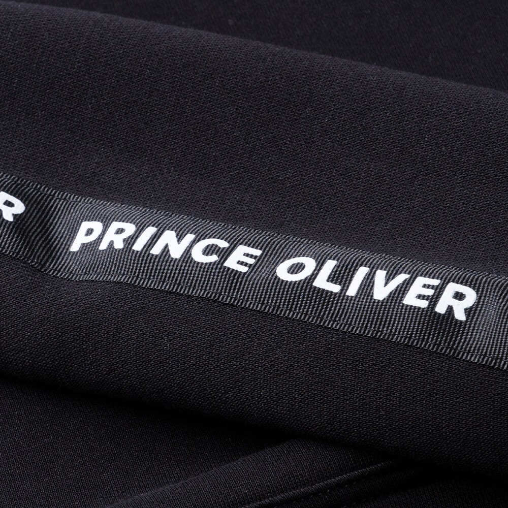 Men Prince Oliver Φούτερ Μαύρο με Κουκούλα (Modern Fit) 16