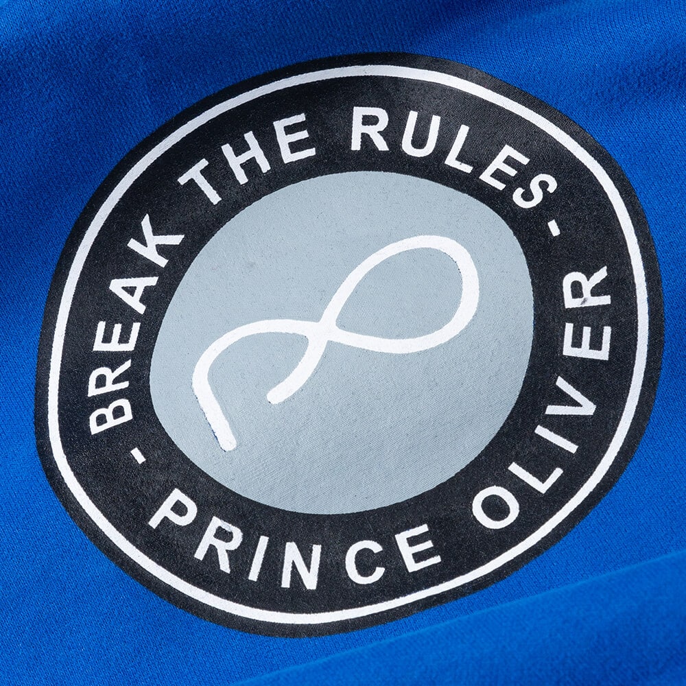 Men Prince Oliver Φούτερ Με Κουκούλα Μπλε Ρουά (Modern Fit) 13