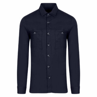 Clothing Prince Oliver Dark Blue Shirt (Comfort Fit) 100% Cotton
