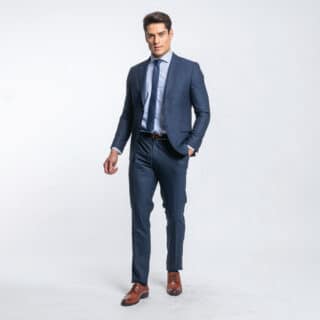 Clothing Prince Oliver Blue Suit (Modern Fit)