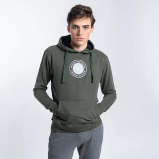 Clothing Prince Oliver Dark Green Hoodie (Modern Fit) New Arrival