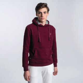 Clothing Prince Oliver Bordeaux Hoodie (Modern Fit)