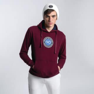 Clothing Prince Oliver Bordeaux Hoodie (Modern Fit) New Arrival