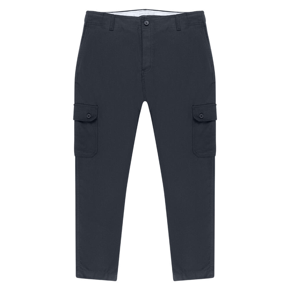 Ανδρικά Παντελόνια και Chinos > Men > Ένδυση Prince Oliver Winter Cargo Ανθρακί (Modern Fit)