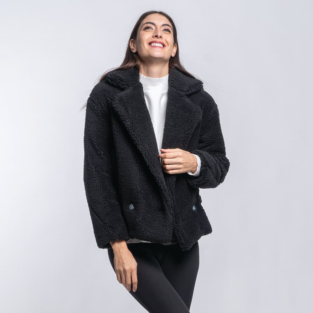 Teddy Bear Jacket Black Prince Oliver
