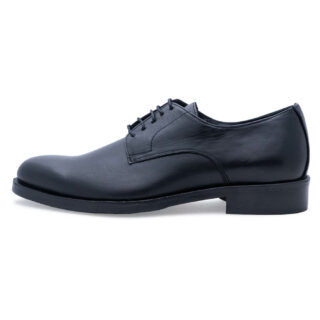 Formal Prince Oliver Black Derby Leather Shoes
