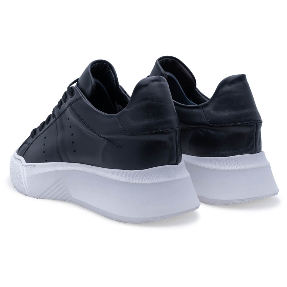 Casual Prince Oliver Sneakers Μαύρα 100% Leather 8