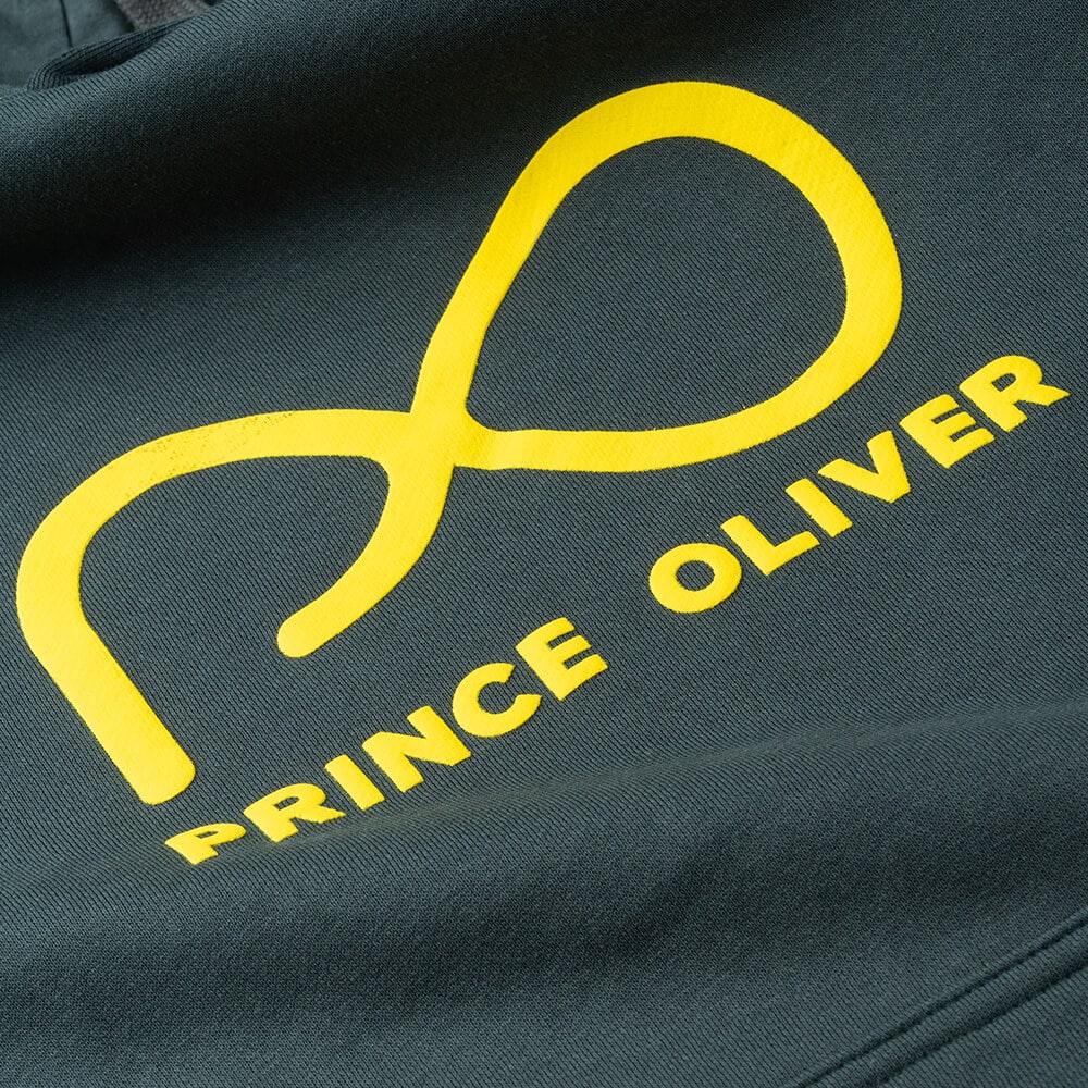 Men Prince Oliver Φούτερ Με Κουκούλα Πράσινο (Modern Fit) 9
