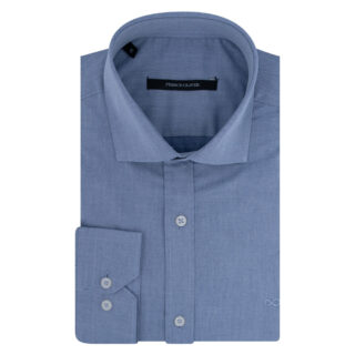 Clothing Prince Oliver Grey Shirt 100% Cotton (Modern Fit)
