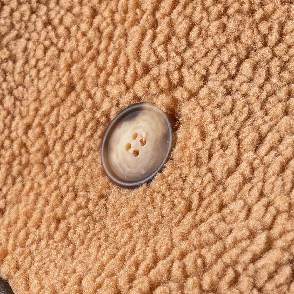 Teddy bear jacket camel clearance
