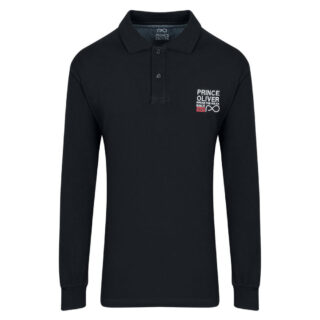 Clothing Plus Size Collection Black Polo Pique Shirt 100% Cotton (Comfort Fit) Only Large Sizes