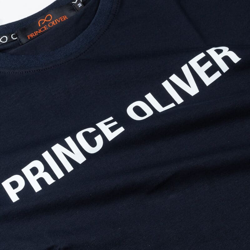 Men Μπλούζα Μπλε Σκούρο Round Neck “Prince Oliver” 100% Cotton (Comfort Fit) 3