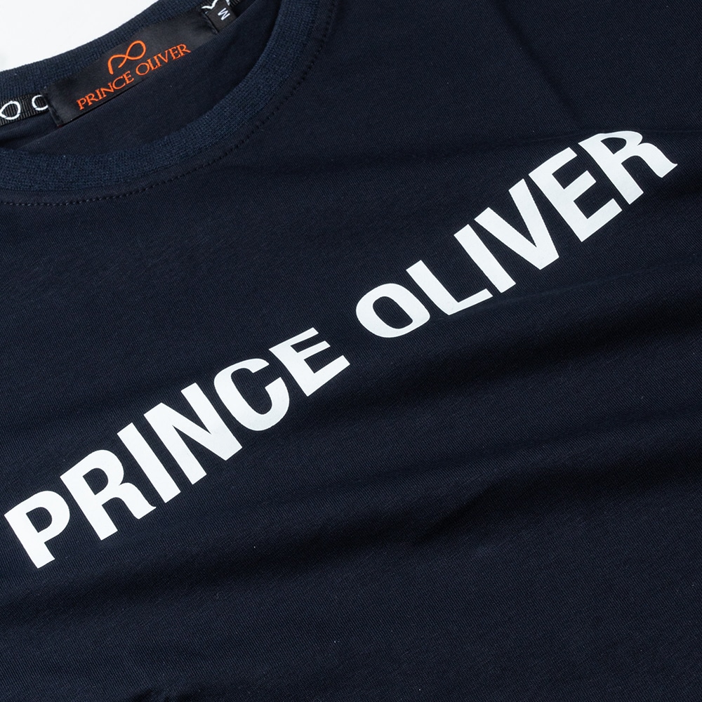 Men Μπλούζα Μπλε Σκούρο Round Neck “Prince Oliver” 100% Cotton (Comfort Fit) 6