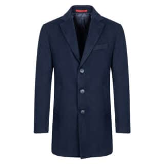 Clothing Prince Oliver Blue Overcoat (Modern Fit)