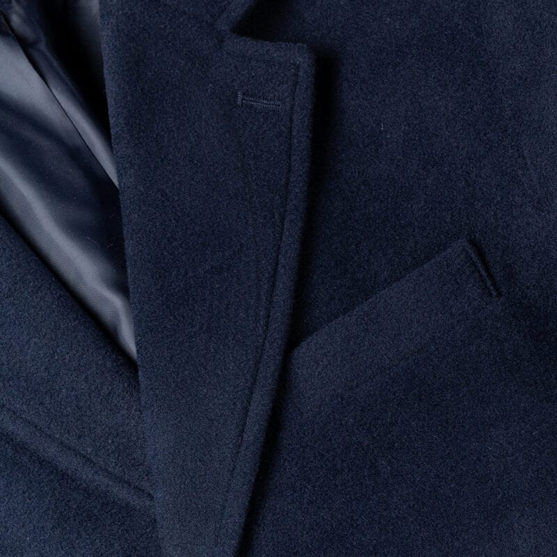 Clothing Prince Oliver Blue Overcoat (Modern Fit) 3