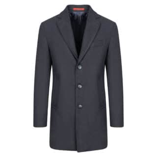 Clothing Prince Oliver Grey Overcoat (Modern Fit)