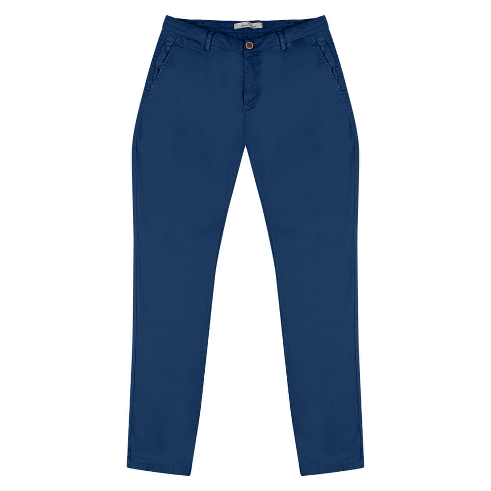 Ανδρικά Παντελόνια και Chinos > Men > Ένδυση Premium Chino Μπλε All Season (Modern Fit)