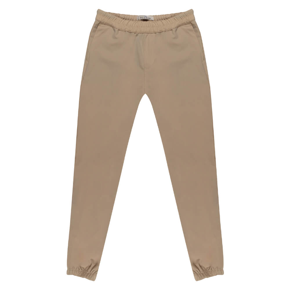 Ανδρικά Παντελόνια και Chinos > Men > Ένδυση Joggers Chinos Tech Fabric Μπεζ Fashion All Season (Slim Fit)