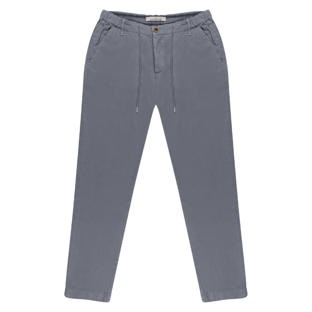 Ανδρικά Παντελόνια και Chinos > Men > Ένδυση Designer Tencel Joggers Chinos Γκρι 24h Comfort (Relax Fit)