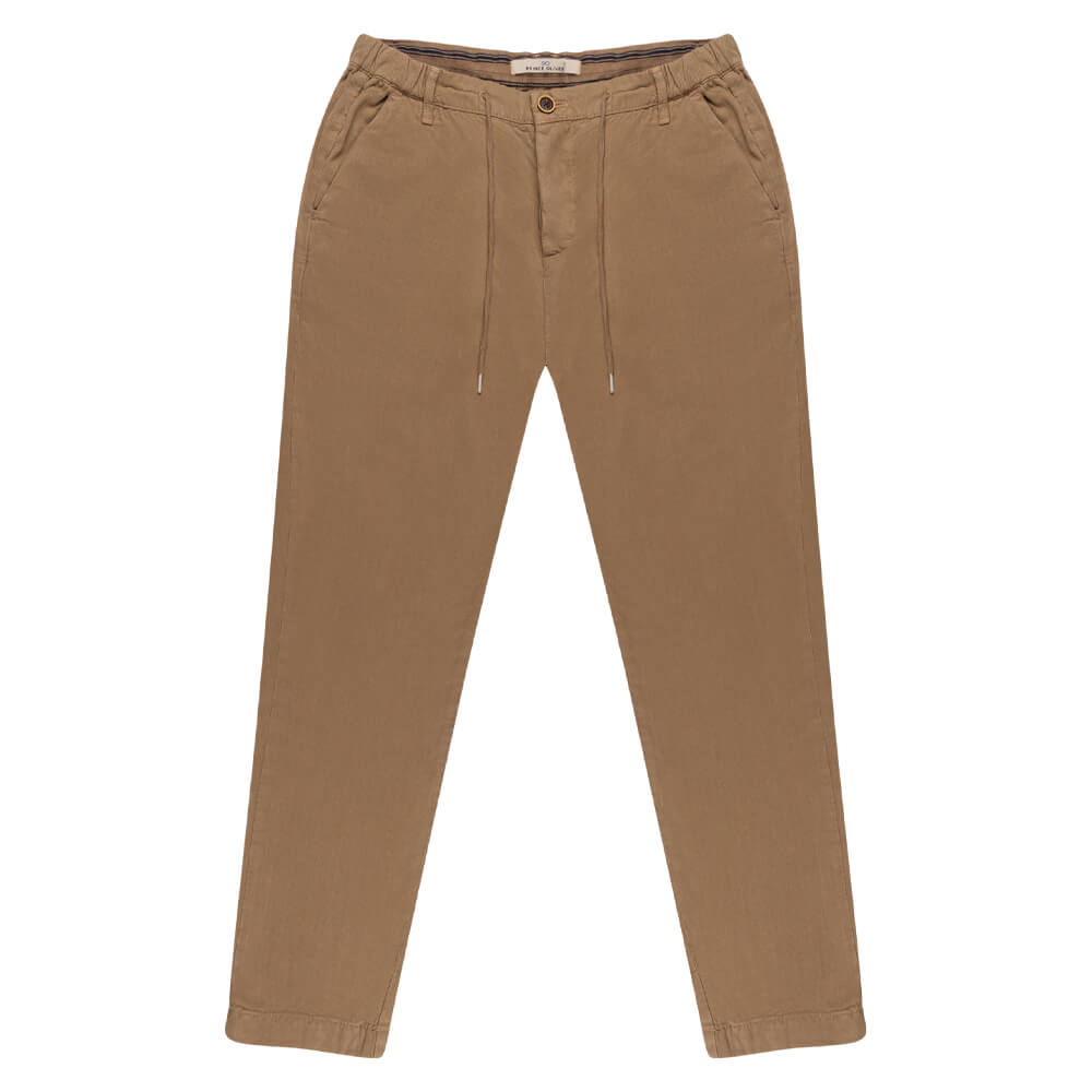 Ανδρικά Παντελόνια και Chinos > Men > Ένδυση Designer Tencel Joggers Chinos Μπεζ 24h Comfort (Relax Fit)