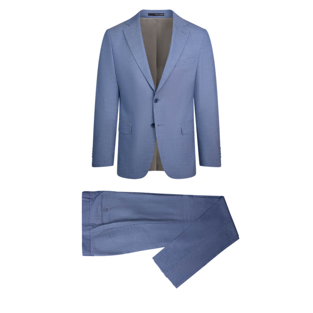 Men > Ένδυση > Ανδρικά Κοστούμια Prince Oliver Κοστούμι Μπλε Ριγέ (Modern Fit)