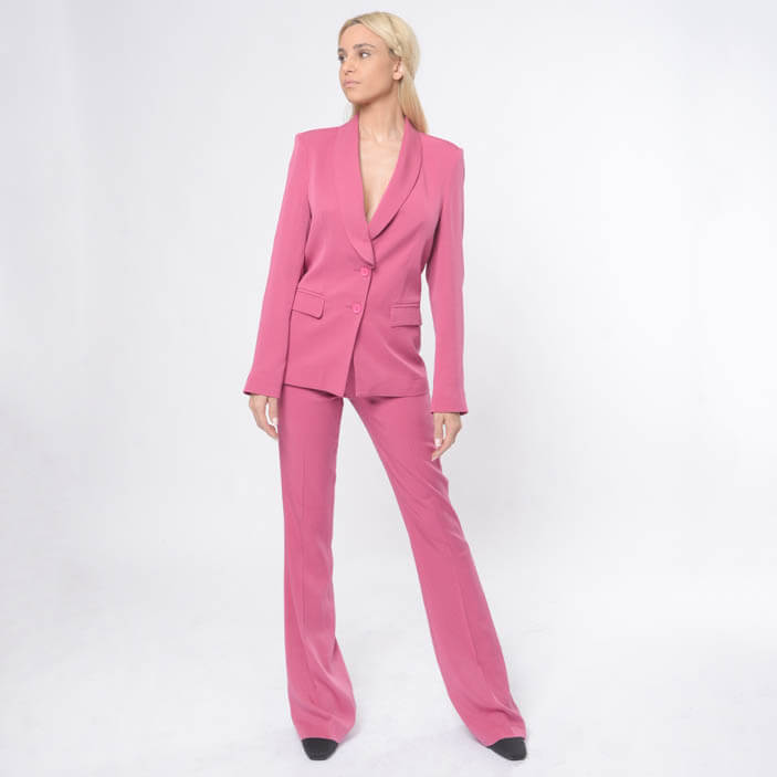  Suzy Blazer. Γυναικείο Σακάκι Φούξια 2025